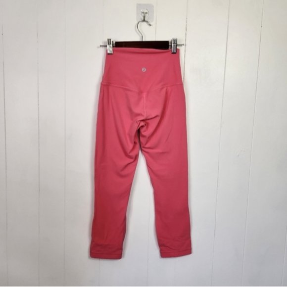 Lululemon Align 21” Guava Pink Crop Leggings - Picture 5 of 9